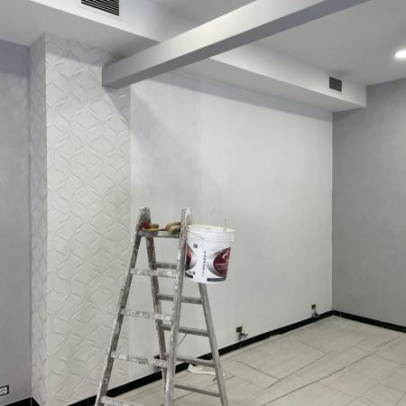 Tappezzeria Bianco Argento 3