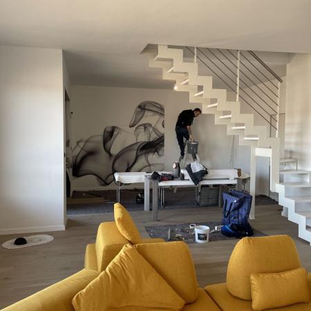 Tappezzeria Bianco Fumo 5 