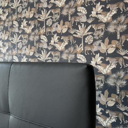 Tappezzeria Blu Floreale 6