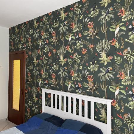 Tappezzeria Foresta Con Animali 13
